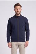 Bugatti 25050F Piped Full Zip Sweat Jacket Navy image
