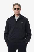 Lacoste BH1349 Water-Repellent Twill Harrington Jacket Navy image