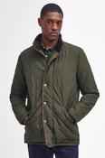 Barbour Waterproof Shoveler Regular Fit Quilted Jacket Dark Olive image