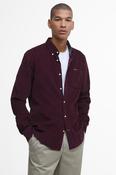 Barbour Ramsey Tailored Fit Cotton Needlecord Shirt Winter Red image