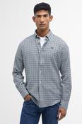 Barbour Finkle Tailored Fit Brushed Cotton Gingham Shirt Olive image