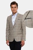 Benetti Mangusta Tailored Fit Jacket Stone