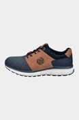 Bugatti AOS61 Sonic Exko Sneaker Dark Blue and Cognac image