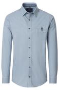 Casa Moda 32130 Casual Fit Printed Poplin Shirt Blue