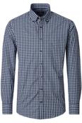 Casa Moda 33000 Comfort Fit Checked Dobby Shirt Blue