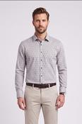 Casa Moda 32990 Comfort Fit Printed Twill Shirt Red image