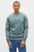 Diesel Jan Regular Fit Organic Cotton Sweatshirt Green Meadow image