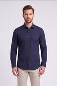 Ed Oliver Tapered Fit Shirt Navy image