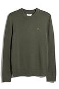 Farah Shepard Crew Neck Sweater Rosemary