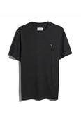 Farah Danny Regular Fit Short Sleeve T-Shirt Washed Black Marl