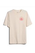 Farah Haise Graphic Short Sleeve T-Shirt Ecru