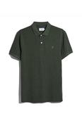 Farah Cunningham Short Sleeve Polo Shirt Rosemary Marl