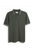 Farah Bowes Tipped Polo Shirt Rosemary