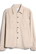 Farah Sawyer Cord Overshirt Putty
