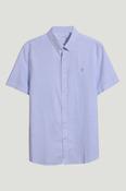 Farah Brewer SS Stripe Shirt Sky Blue image
