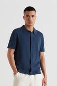 Farah Poplar Knitted Polo Agean Blue image