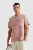 Farah Stacy Gmt Dye Pocket T-Shirt Dusty Red image