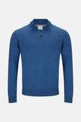 Gilded Gentlemen Harold 1/4 Zip Denim Ocean