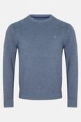 Benetti Julius Regular Fit Cotton Blend Crew Neck Jumper Smoke