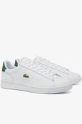 Lacoste Carnaby Set Leather Trainers White and Green image
