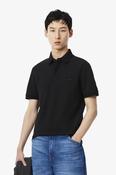 Lacoste Regular Fit Paris Stretch Piqué Polo Shirt Black image