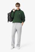 Lacoste SH8868 Classic Fit Cotton Fleece Crew Neck Sweatshirt Green