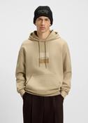 Hugo Boss Duspliter Hoodie Med Beige