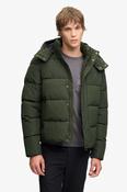 Superdry Premium Hooded Puffer Jacket - Surplus Goods Olive Green image