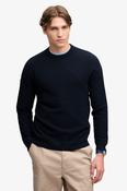 Superdry Texture Knit Jumper - Navy Twist