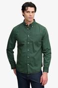 Superdry Garment Dyed Long Sleeve Shirt - Tumbled Green image