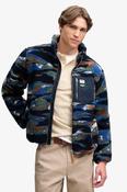 Superdry Terrain Zip Through Fleece - Navy Terrain image