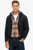 Superdry Essential Logo Zip Hoodie Navy