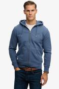Superdry Essential Logo Zip Hoodie Indigo
