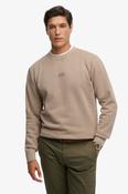 Superdry Micro Logo Crew Beige image