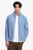 Superdry Preppy Oxford Long Sleeve Shirt - Sky Blue Chambray image