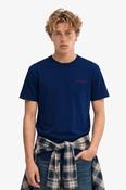 Superdry Essential Company Logo Tee - Supermarine Navy/Red image