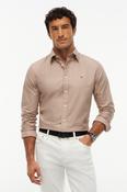 Tommy Hilfiger 35774 Regular Fit Heritage Oxford Shirt Coastal Taupe image