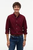 Tommy Hilfiger 35774 Regular Fit Heritage Oxford Shirt Burgundy