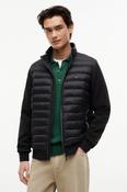 Tommy Hilfiger 41329 Regular Fit Mixed Media Quilted Zip Through Jacket Black
