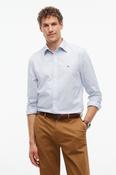 Tommy Hilfiger 44600 Dobby Structure Regular Fit Shirt Sweet Blue