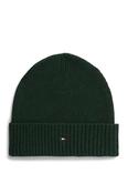 Tommy Hilfiger 12796 Flag Pima Cotton Cashmere Beanie Emerald image