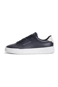 Tommy Hilfiger 5367 Pebble Grain Court Leather Sneakers Desert Sky