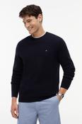 Tommy Hilfiger 36347 Essential Structure Crew Neck Jumper Navy Blue