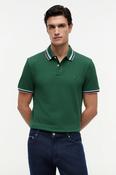 Tommy Hilfiger Contrast Collar Cuff Polo Street Green image