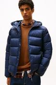 Tommy Jeans Hooded Logo Puffer Navy