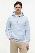 Tommy Hilfiger Logo Hoodie Breezy Blue