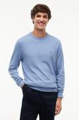 Tommy Hilfiger 28046 Pima Cotton Cashmere Crew Neck Jumper Brisk Blue image