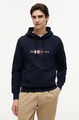 Tommy Hilfiger Script Flag Hoodie Navy