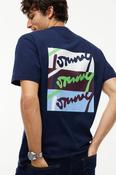 Tommy Jeans Relaxed Signature T-Shirt Dark Blue