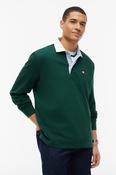 Tommy Jeans Relaxed Essential Badge Rugby Shirt Velvet Green image